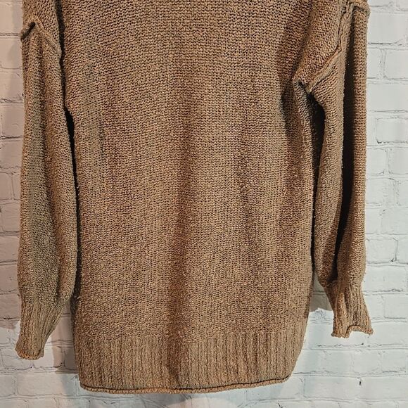 Pink Rose Light Brown Cardigan Size M - Picture 8 of 8